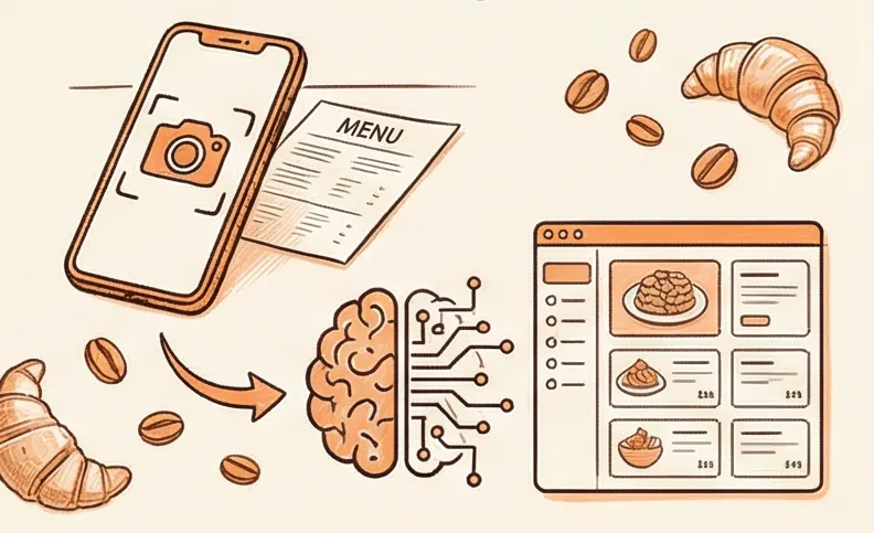 AI digitalizacija menija